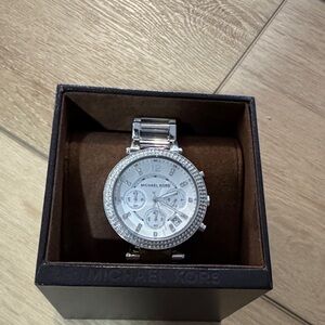 Michael Kors Silver Swarovski Watch